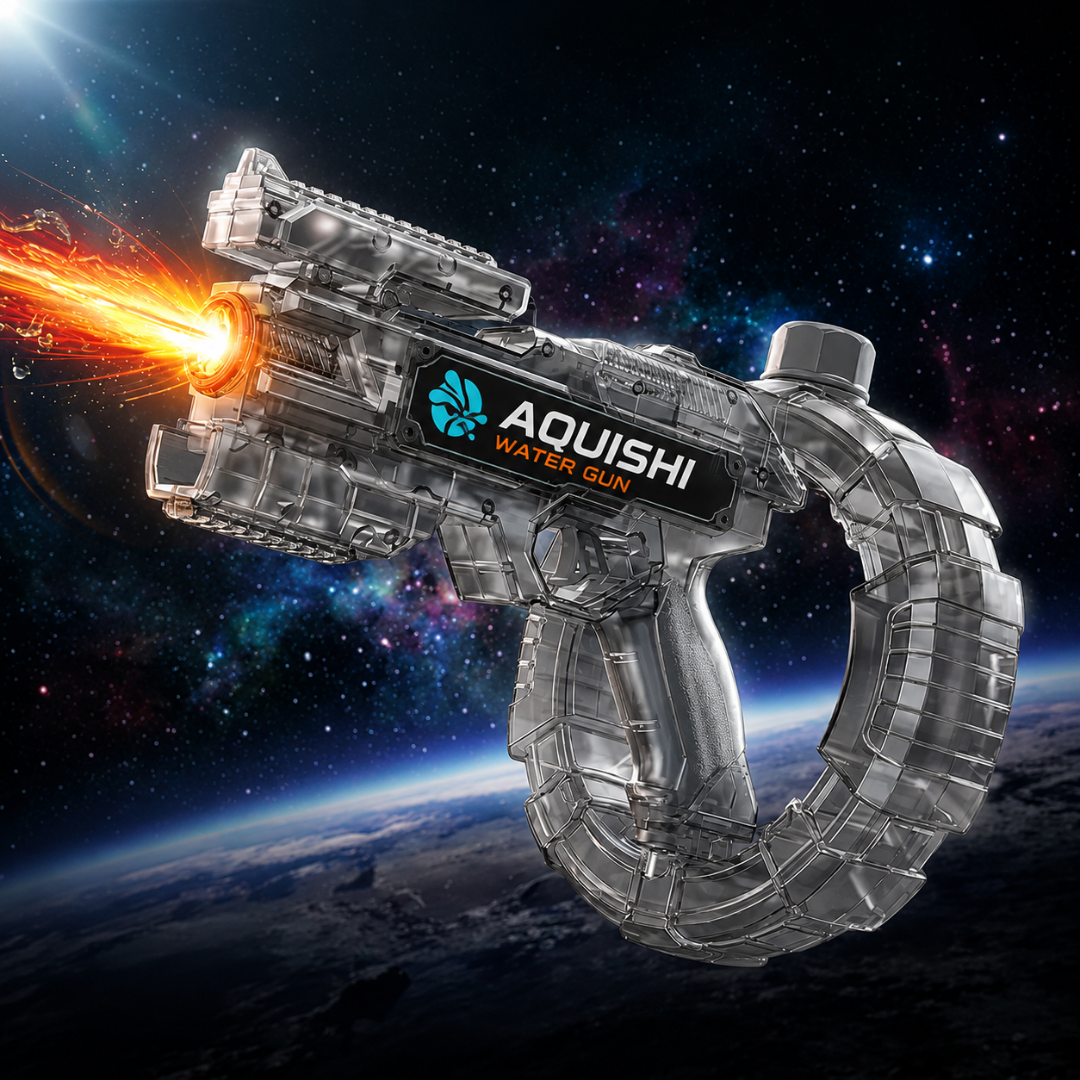 Aquishi™-Pistola de agua eléctrica con luces LED